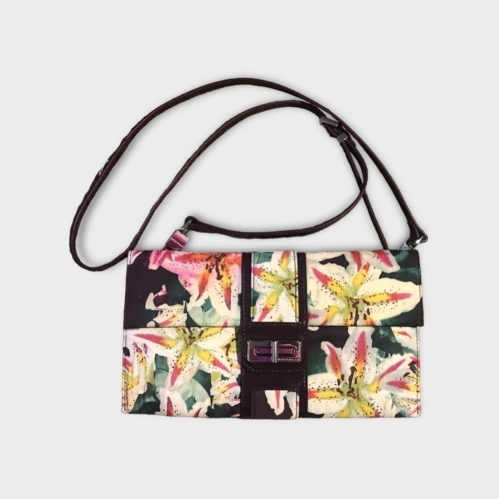 Karen Millen floral shoulder bag